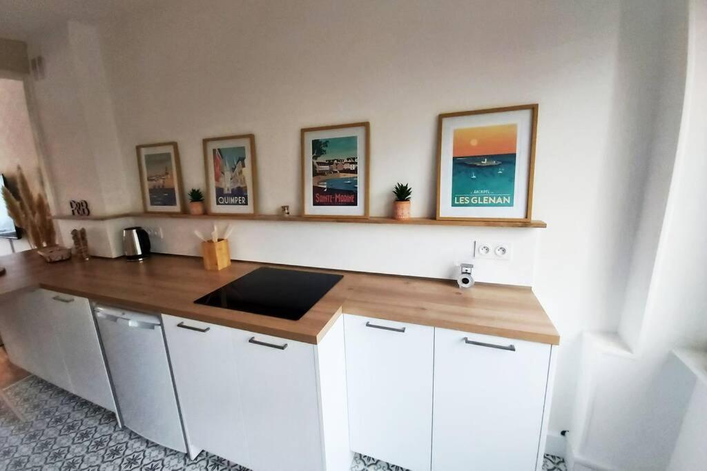 Apartament Le S&L - Hyper Centre Concarneau Zewnętrze zdjęcie